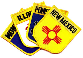 State Flag Patches Shield