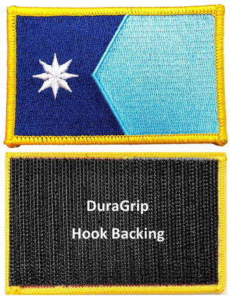 Minnesota state flag with DuraGrip hook backing