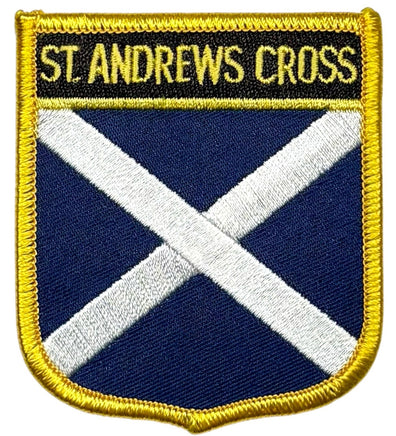 Scotland St. Andrews Cross Shield Patch