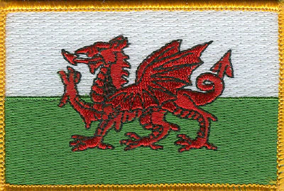 Wales Rectangle Flag Patch