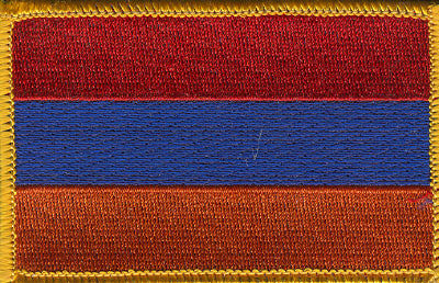 Armenia Flag Patch - Rectangle