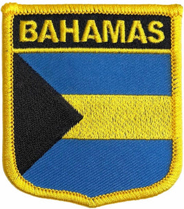 Bahamas Flag Patch - Shield