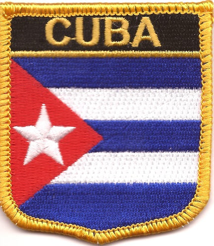 Cuba Flag Patch - Shield