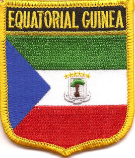 Equatorial Guinea Flag Patch - Shield