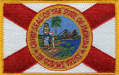 Florida Flag Patch - Rectangle