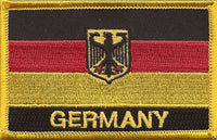 Germany w/Eagle Flag Patch - With Name