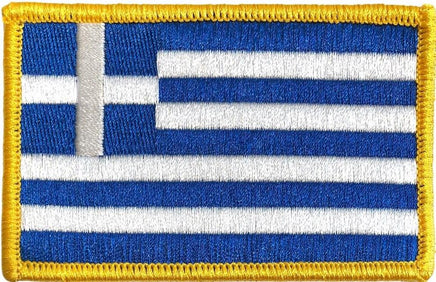 Greece Flag Patch - Rectangle