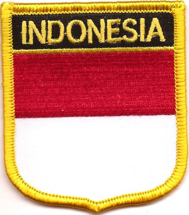 Indonesia Flag Patch - Shield