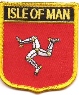 Isle of Man Flag Patch - Shield