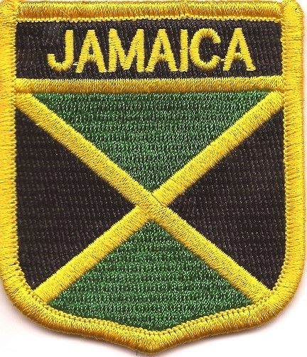 Jamaica Flag Patch - Shield