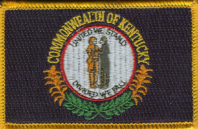 Kentucky Flag Patch - Rectangle