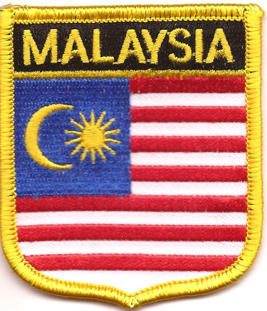 Malaysia Flag Patch - Shield