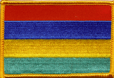Mauritius Flag Patch - Rectangle