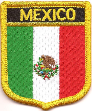Mexico Flag Patch - Shield