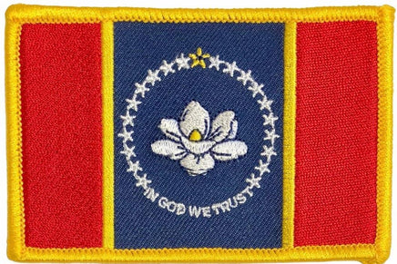 New Mississippi Rectangle Flag Patch