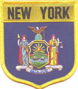 New York Flag Patch - Shield