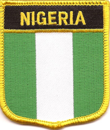 Nigeria Flag Patch - Shield