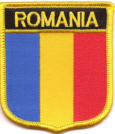 Romania Flag Patch - Shield