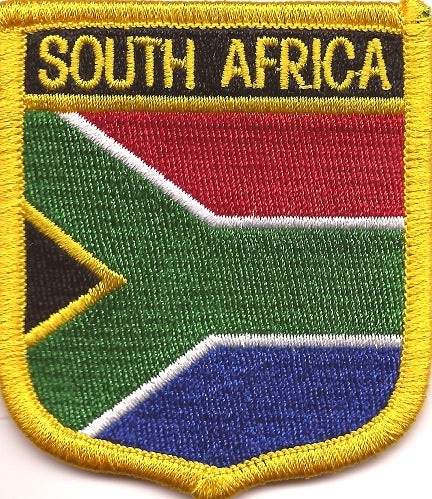 South Africa Flag Patch - Shield