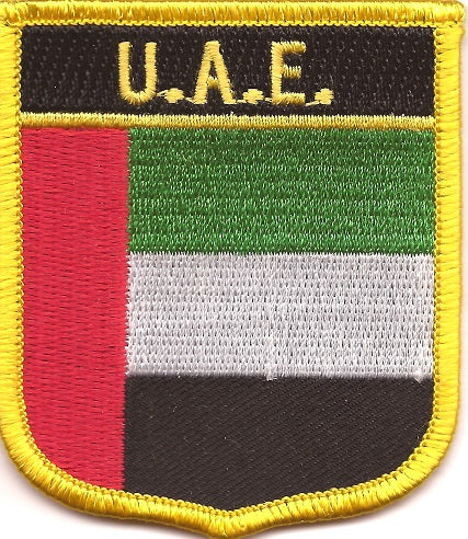 United Arab Emirates Flag Patch - Shield