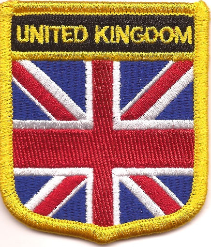 United Kingdom Flag Patch - Shield
