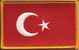 Turkey Flag Patch - Rectangle