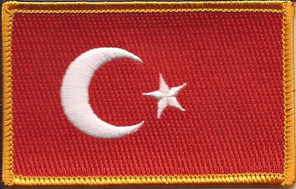 Turkey Flag Patch - Rectangle