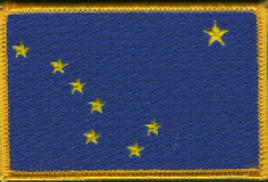 Alaska Flag Patch - Rectangle