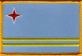 Aruba Flag Patch - Rectangle