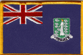 British Virgin Islands Flag Patch - Rectangle