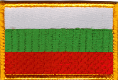 Bulgaria Flag Patch - Rectangle