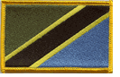 Tanzania Flag Patch - Rectangle