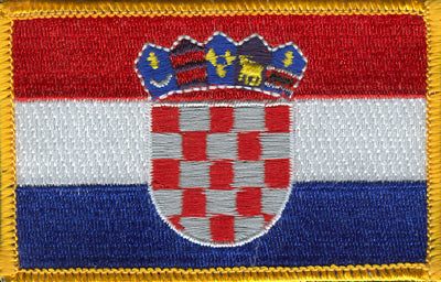 Croatia Flag Patch - Rectangle