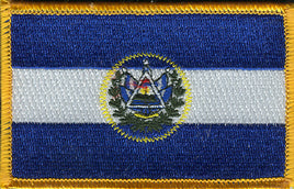 El Salvador Flag Patch - Rectangle