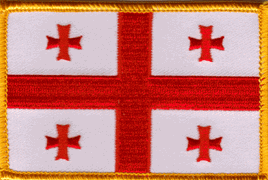 Georgia Republic Flag Patch - Rectangle