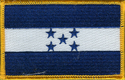 Honduras Flag Patch - Rectangle
