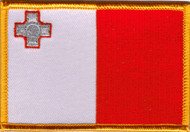 Malta Flag Patch - Rectangle