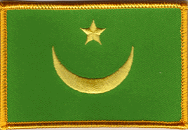 Old Mauritania Flag Patch - Rectangle
