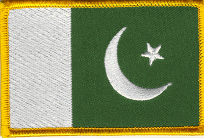 Pakistan Flag Patch - Rectangle