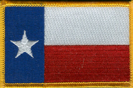 Texas Flag Patch - Rectangle