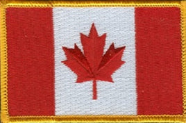 a picture of a Canadian flag patch