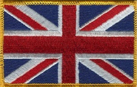 a picture of a Union Jack flag patch