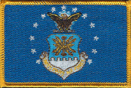 a picture of an American air force flag patch