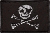a picture of a Jolly Roger flag patch