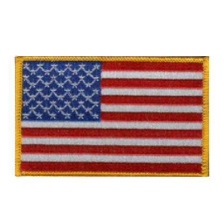 Flag patches, DuraGrip® Hook and loop country patches, state patches