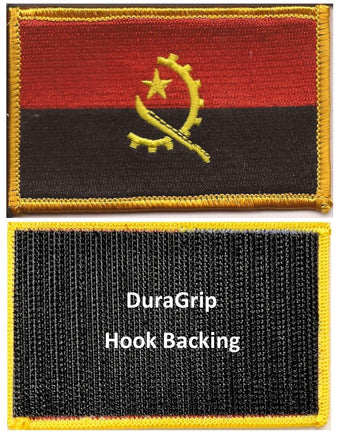 Angola flag with DuraGrip hook backing