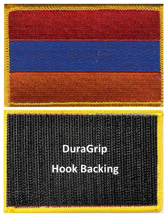 Armenia flag with DuraGrip hook backing