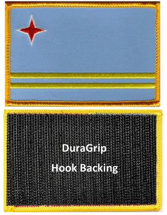 Aruba flag with DuraGrip hook backing