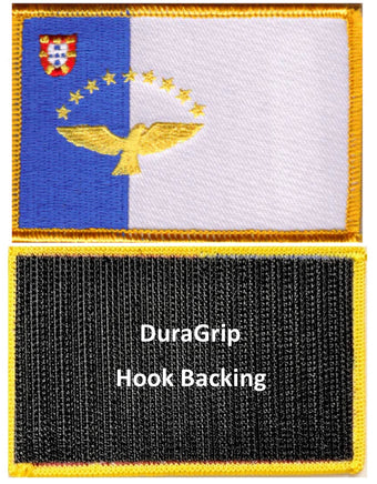 Azores flag with DuraGrip hook backing