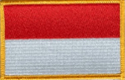 Indonesia flag patch